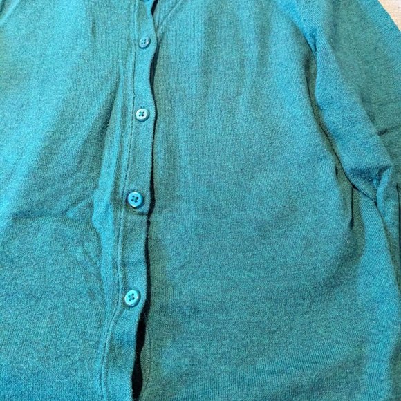 Merona Teal Button Down Cardigan XS - Picture 2 of 4